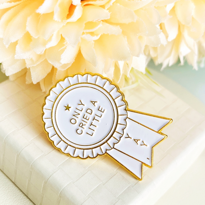 Brosa Pin Only Cried A Little, Brosa Dama Femei [5]