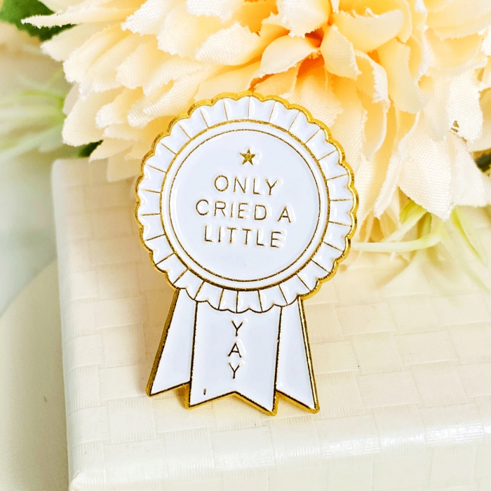 Brosa Pin Only Cried A Little, Brosa Dama Femei [1]