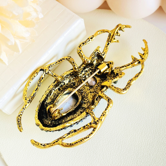 Brosa Scarabeu Albastru, Brosa Dama Femei [7]