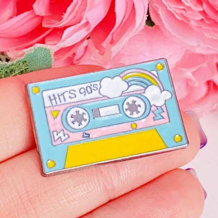 Brosa Pin Caseta Anii 90, Brosa Dama Femei [2]