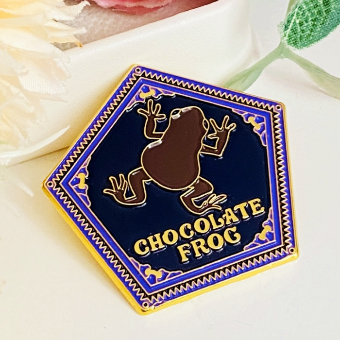 Brosa Pin Chocolate Frog Harry Potter, Brosa Dama Femei [3]