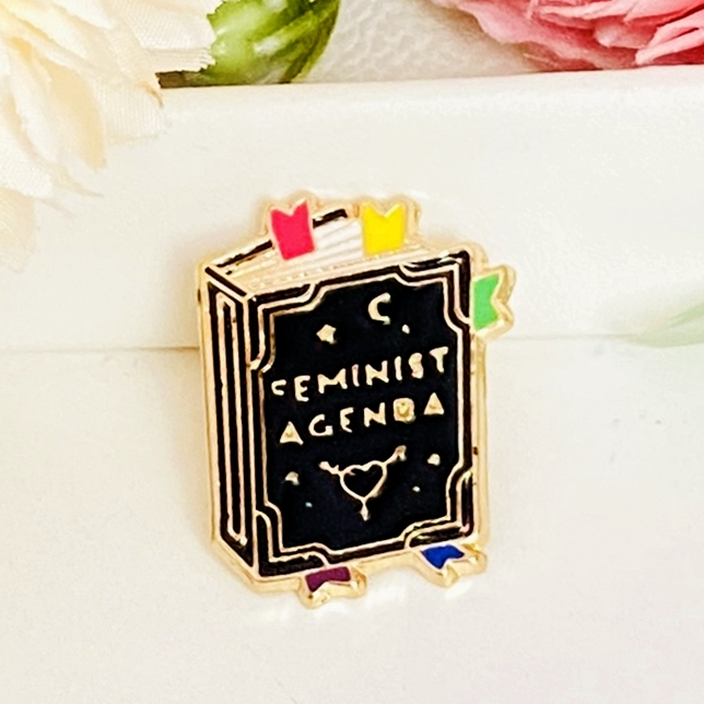 Brosa Pin Agenda Feminista, Brosa Dama Femei [1]