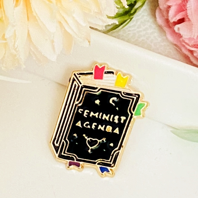 Brosa Pin Agenda Feminista, Brosa Dama Femei [5]