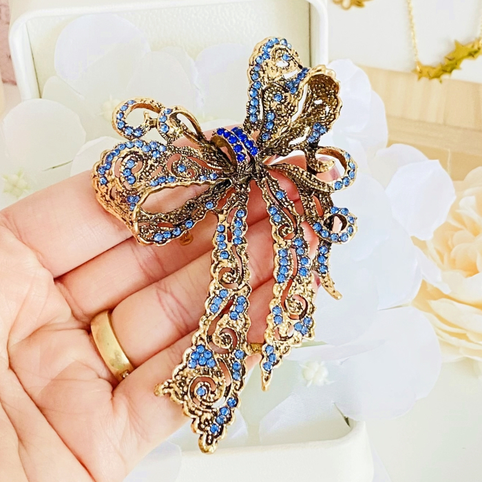 Brosa Funda Albastra XL, Brose Dama, Brose Elegante [3]