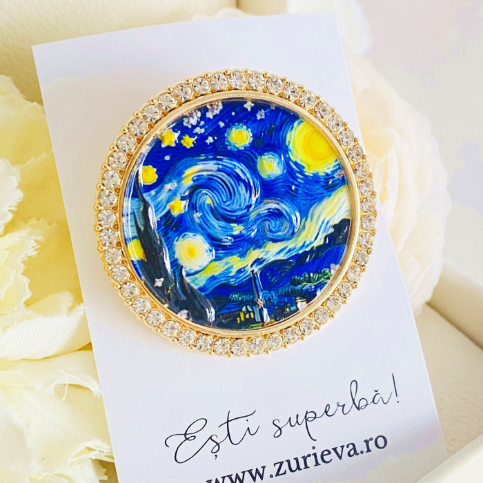 Brosa Starry Night, Brose Dama, Brose Mari Elegante [7]