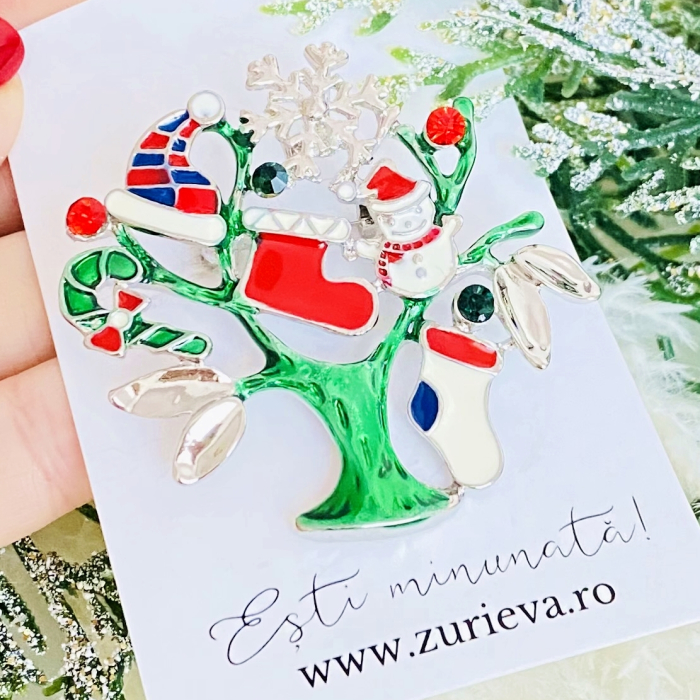 Brosa Pom Craciun, Brosa Statement, Brose Femei [1]