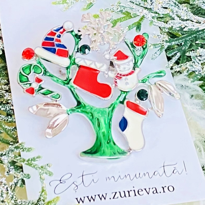 Brosa Pom Craciun, Brosa Statement, Brose Femei [7]