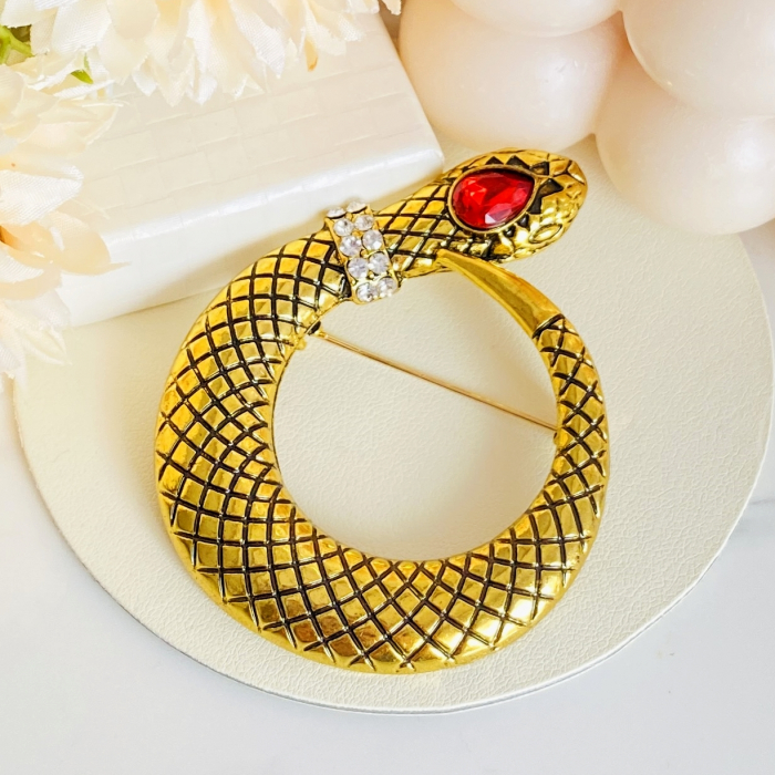 Brosa Sarpe Auriu, Brose Dama, Brose Elegante [5]