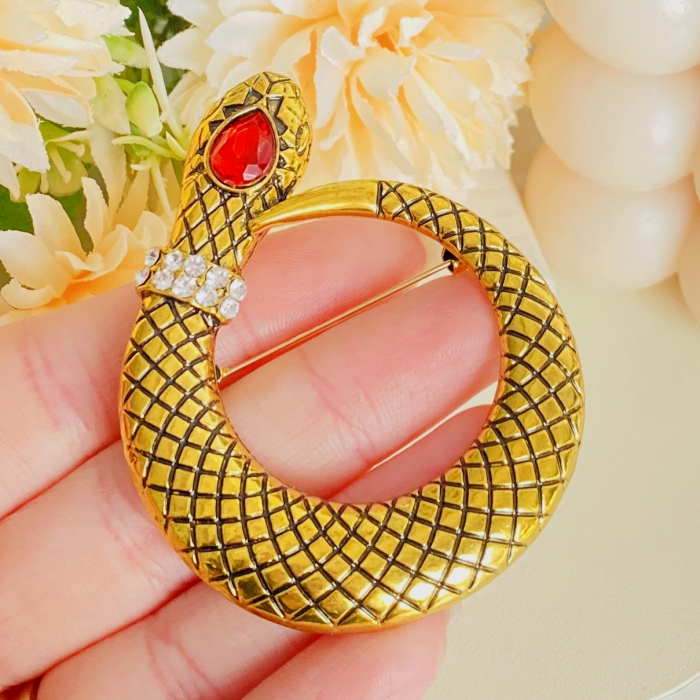 Brosa Sarpe Auriu, Brose Dama, Brose Elegante [2]
