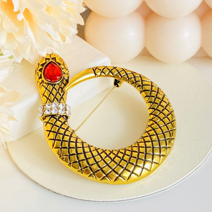 Brosa Sarpe Auriu, Brose Dama, Brose Elegante [3]