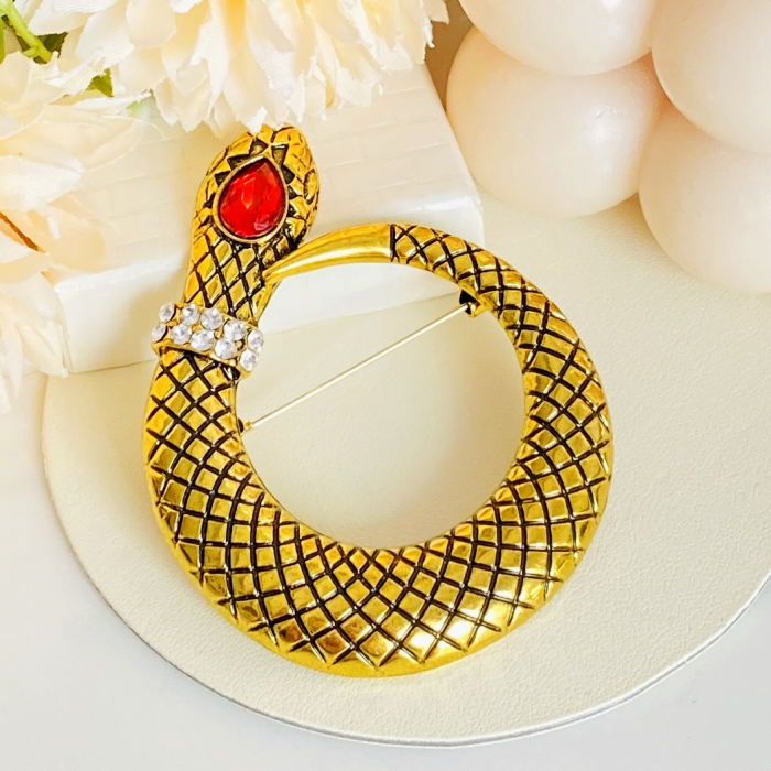 Brosa Sarpe Auriu, Brose Dama, Brose Elegante [4]