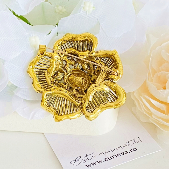 Brosa Floare Rosie, Brose Dama, Brose Elegante [7]