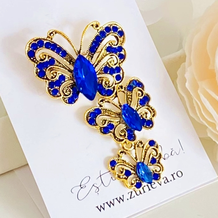 Brosa Fluturasi Albastri, Brose Dama, Brose Elegante [8]