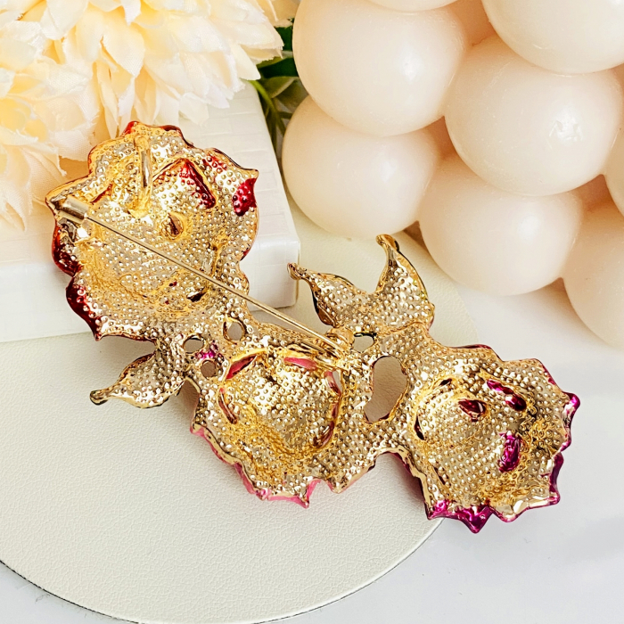 Brosa Trandafiri Roz, Rosii, Brose Dama, Brose Elegante [5]