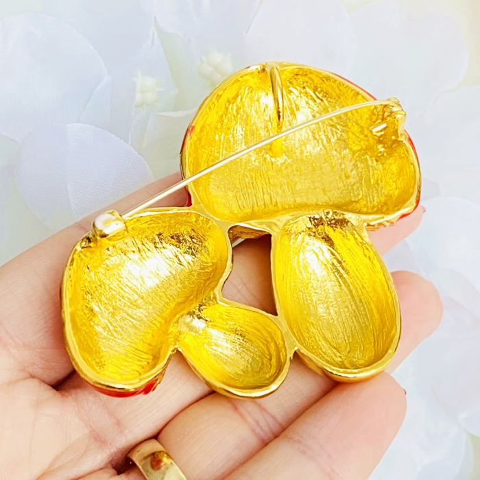 Brosa Ciupercute Rosii, Brosa Statement Dama Femei [6]