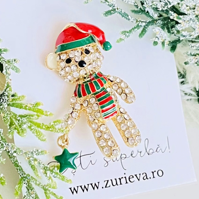 Brosa Ursulet Craciun, Brosa Statement, Brose Femei [3]