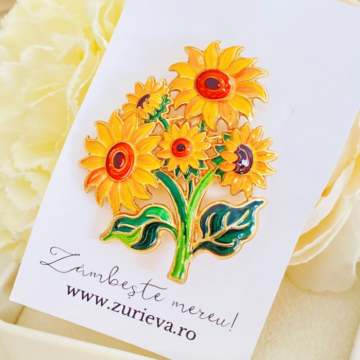 Brosa Floarea Soarelui, Brose Dama, Brose Flori [4]