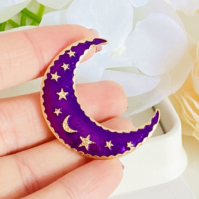 Brosa Semiluna Mov, Brose Dama, Brose Elegante [2]