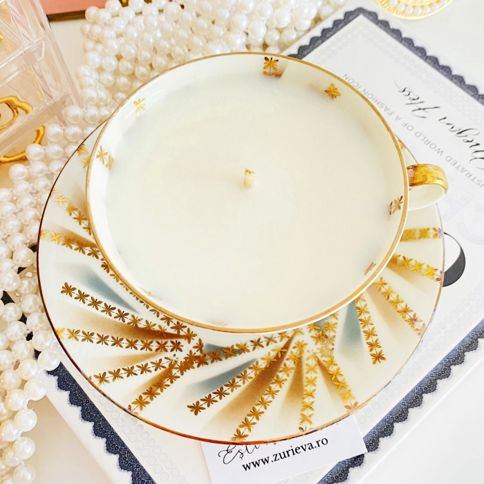 Lumanare Parfumata Cafea & Vanilie, Lumanari Parfumate Ceara Soia Handmade [3]