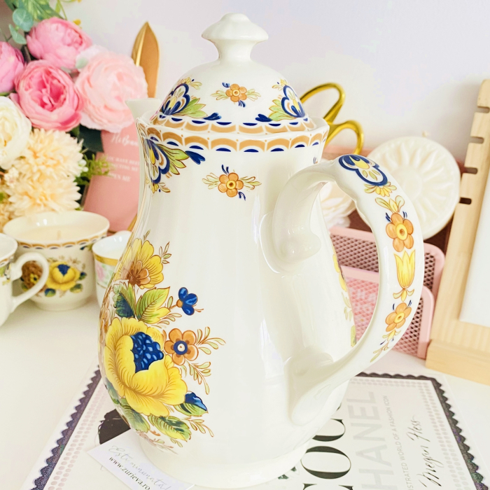 Ceainic Portelan Vintage Ceranova, Decoratiuni Vintage [6]