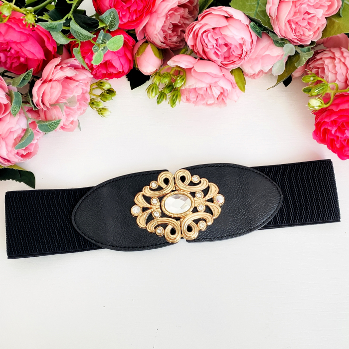 Centura Elastica - Catarama Aurie, Curea Dama, Curele Femei [2]