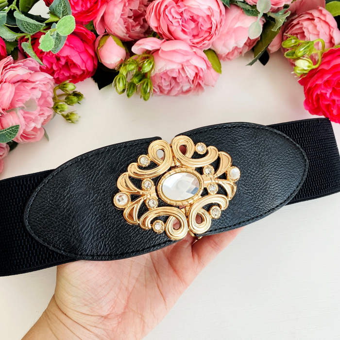 Centura Elastica - Catarama Aurie, Curea Dama, Curele Femei [5]