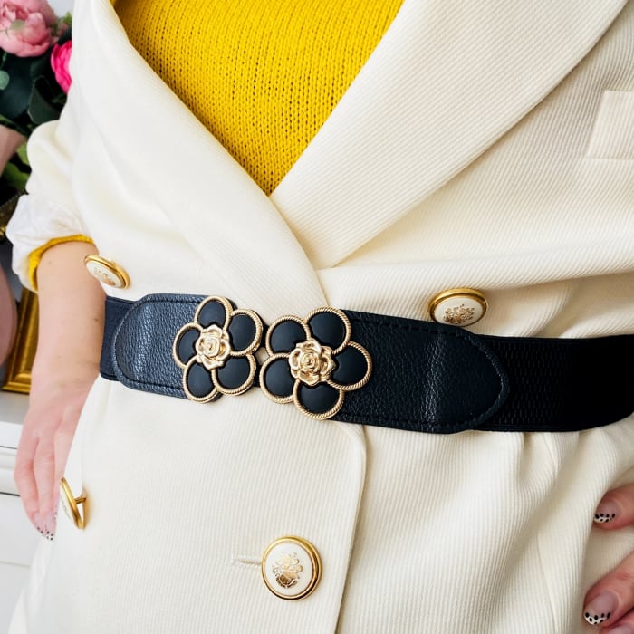 Centura Elastica - Catarama Aurie, Curea Dama, Curele Femei [4]