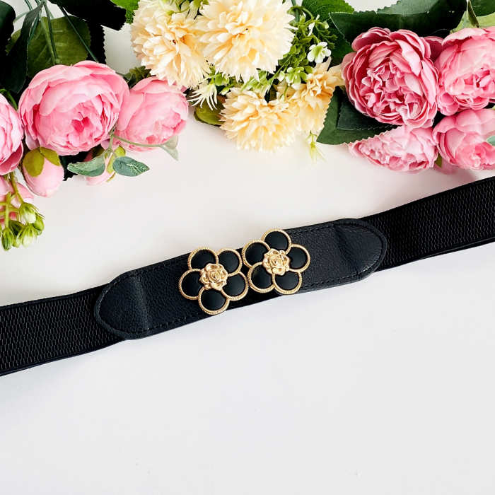 Centura Elastica - Catarama Aurie, Curea Dama, Curele Femei [3]