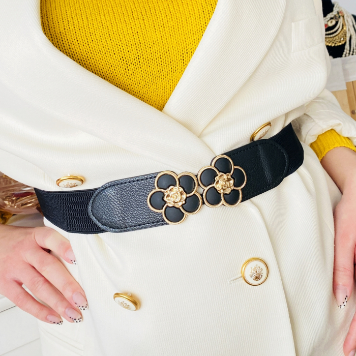 Centura Elastica - Catarama Aurie, Curea Dama, Curele Femei [2]