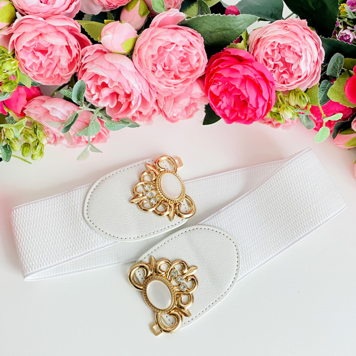 Centura Elastica - Catarama Aurie, Curea Dama, Curele Femei [3]