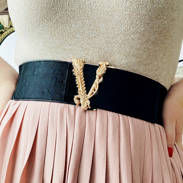 Centura Elastica - Catarama Aurie, Curea Dama, Curele Femei [1]