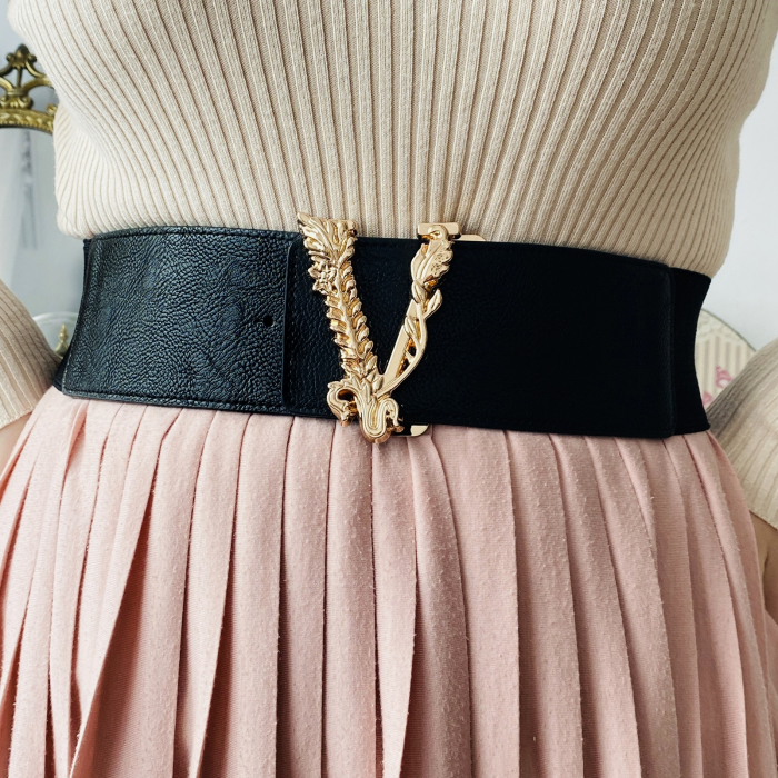 Centura Elastica - Catarama Aurie, Curea Dama, Curele Femei [6]