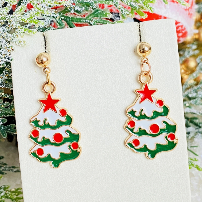 Cercei Brad de Craciun, Cercei Secret Santa, Cercei Dama [6]