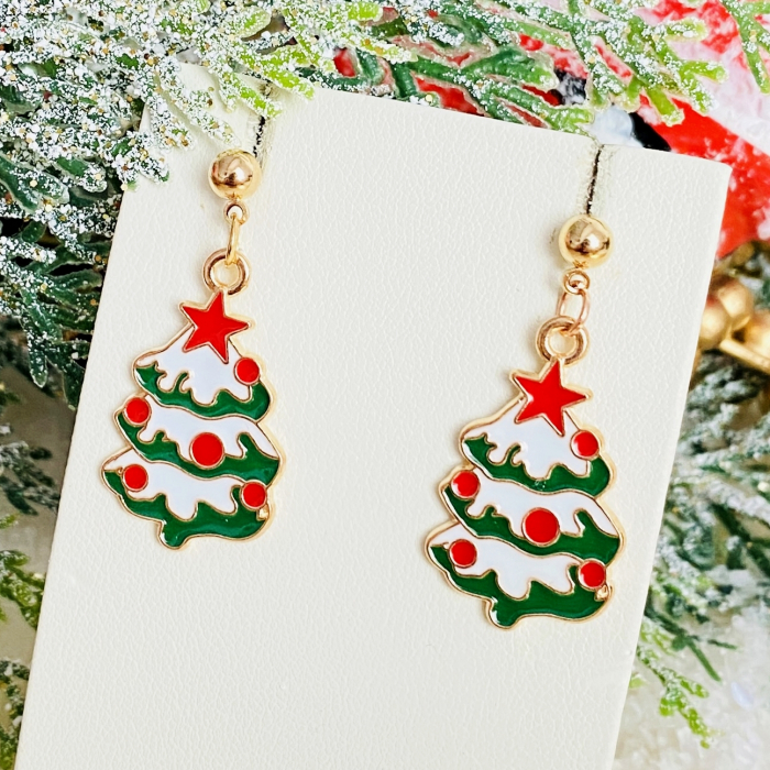 Cercei Brad de Craciun, Cercei Secret Santa, Cercei Dama [4]