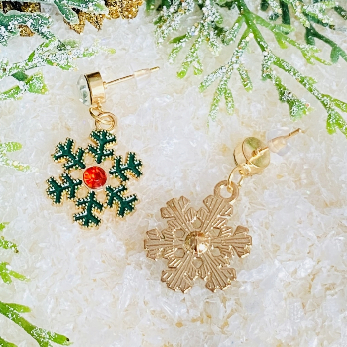 Cercei Fulg Nea Verde, Cercei Craciun Secret Santa, Cercei Dama [6]