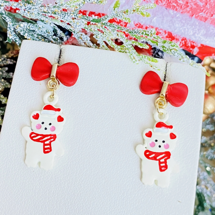 Cercei Ursuleti Craciun & Funda, Cercei Secret Santa, Cercei Dama [2]