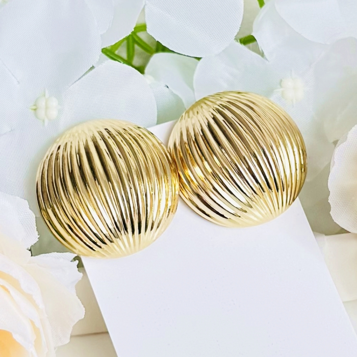 Cercei Clips Aurii, Cercei Dama, Bijuterii Femei [5]