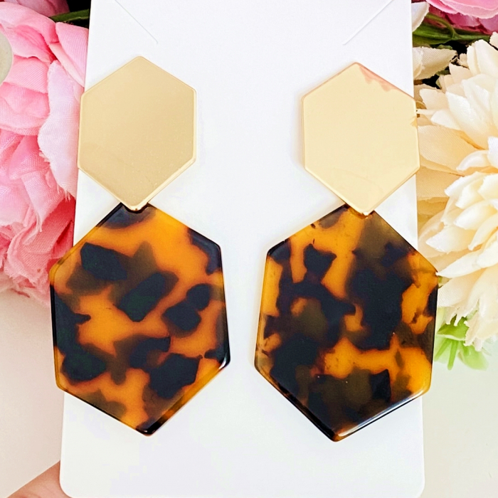 Cercei Clips Isla Animal Print, Cercei Dama, Bijuterii Femei [5]