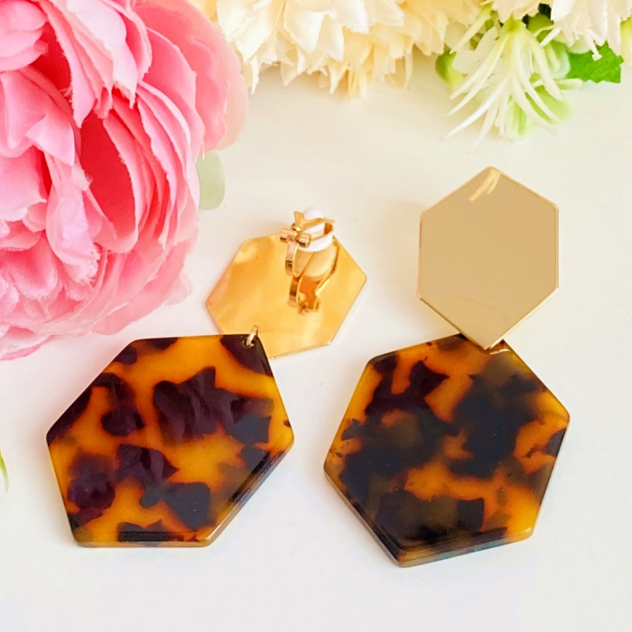 Cercei Clips Isla Animal Print, Cercei Dama, Bijuterii Femei [4]
