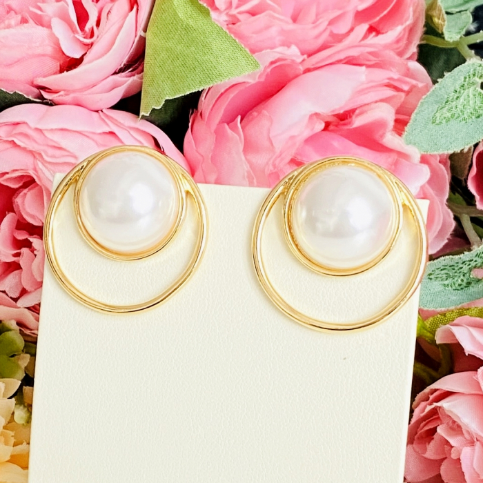 Cercei Clips Perle Mari, Cercei Dama, Bijuterii Femei [3]