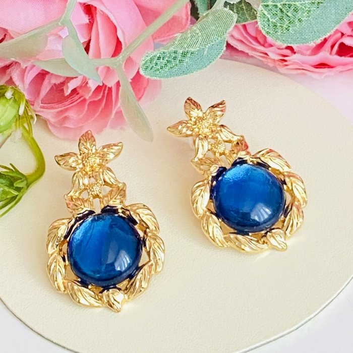 Cercei Iris - Albastru, Cercei Dama, Bijuterii Femei [2]