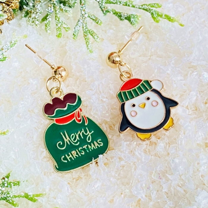 Cercei Pinguin Craciun, Cercei Craciun Secret Santa, Cercei Dama [4]