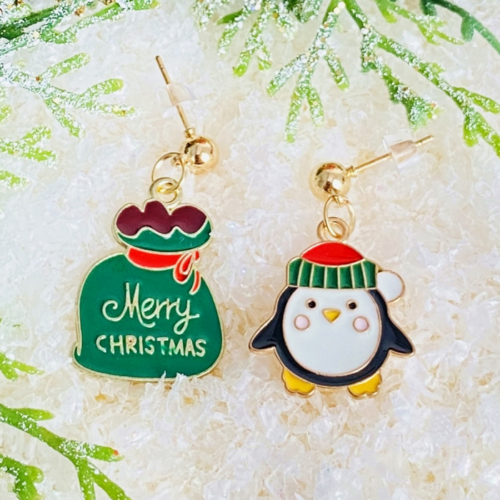 Cercei Pinguin Craciun, Cercei Craciun Secret Santa, Cercei Dama [2]