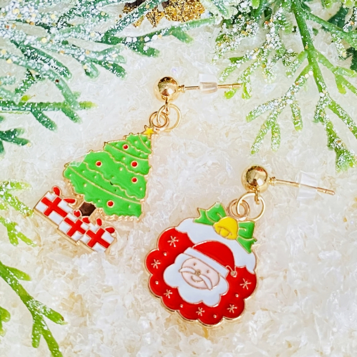Cercei Brad Impodobit Mos Craciun, Cercei Craciun Secret Santa, Cercei Dama [2]