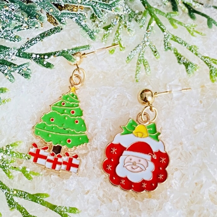 Cercei Brad Impodobit Mos Craciun, Cercei Craciun Secret Santa, Cercei Dama [7]