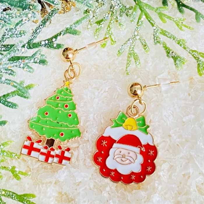 Cercei Brad Impodobit Mos Craciun, Cercei Craciun Secret Santa, Cercei Dama [4]
