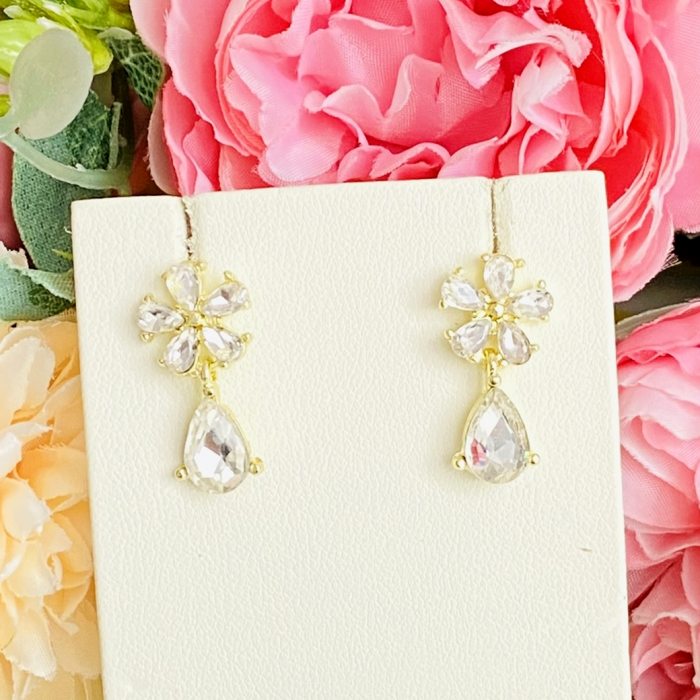 Cercei Floricele Cristale, Cercei Dama, Bijuterii Femei [3]