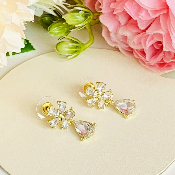 Cercei Floricele Cristale, Cercei Dama, Bijuterii Femei [5]