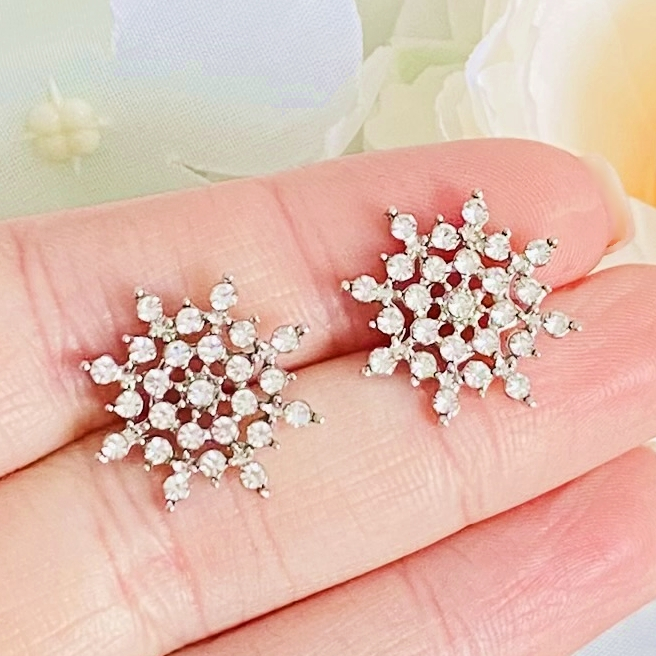 Cercei Cristale Argintii, Cercei Dama, Bijuterii Femei [2]