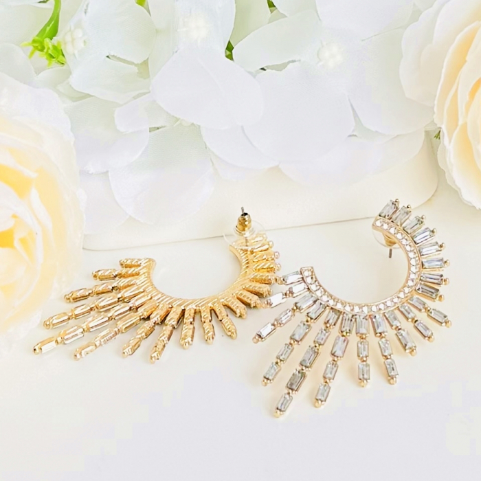 Cercei Eleganti Cristale XL, Cercei Dama, Bijuterii Femei [6]